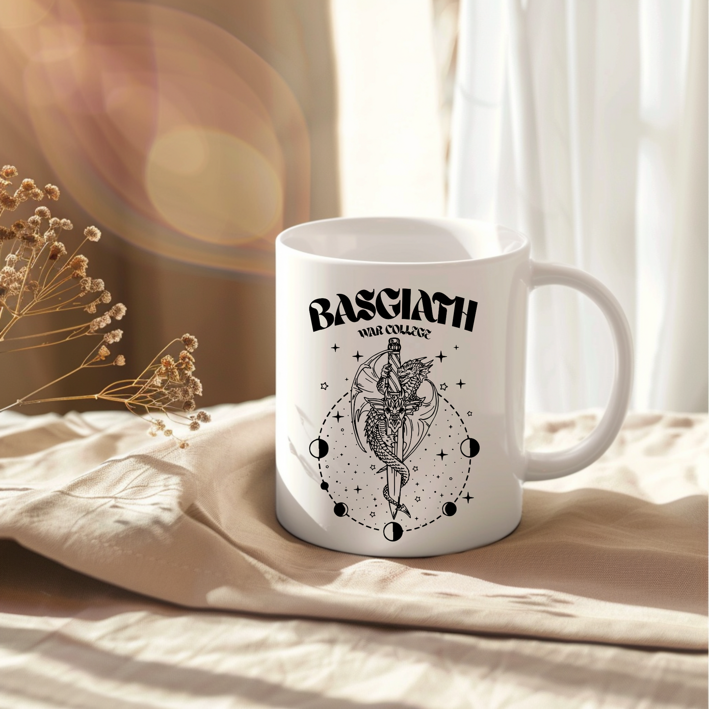 Flight of Dragons – Fourth Wing Inspired Mug 11oz Ceramic