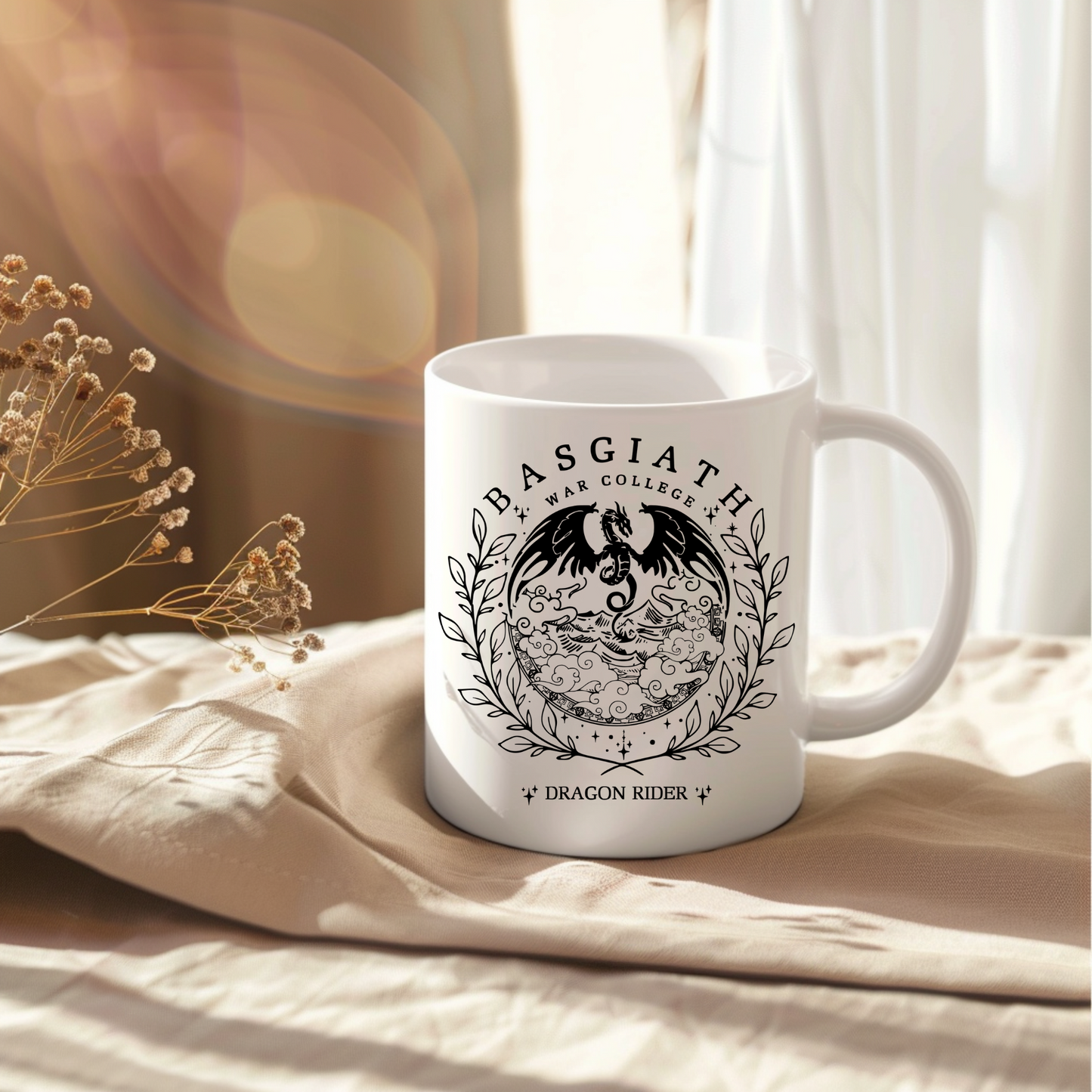 Rise of the Dragon – Basgiath War College - Fourth Wing inspired Mug 11oz Ceramic