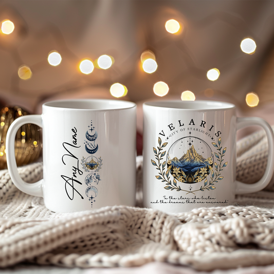 City of Starlight – Velaris Inspired ACOTAR Mug Set  11oz Ceramic