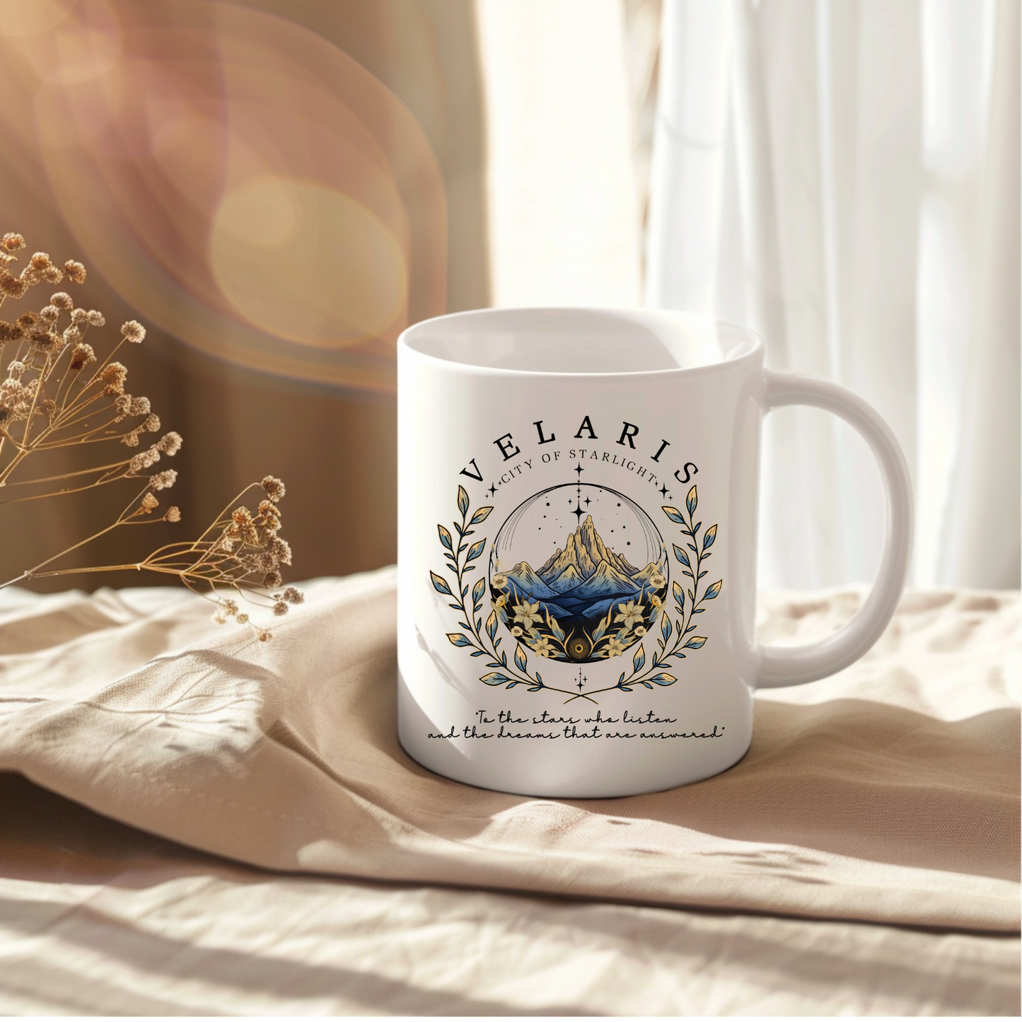 City of Starlight – Velaris Inspired ACOTAR Mug Set  11oz Ceramic