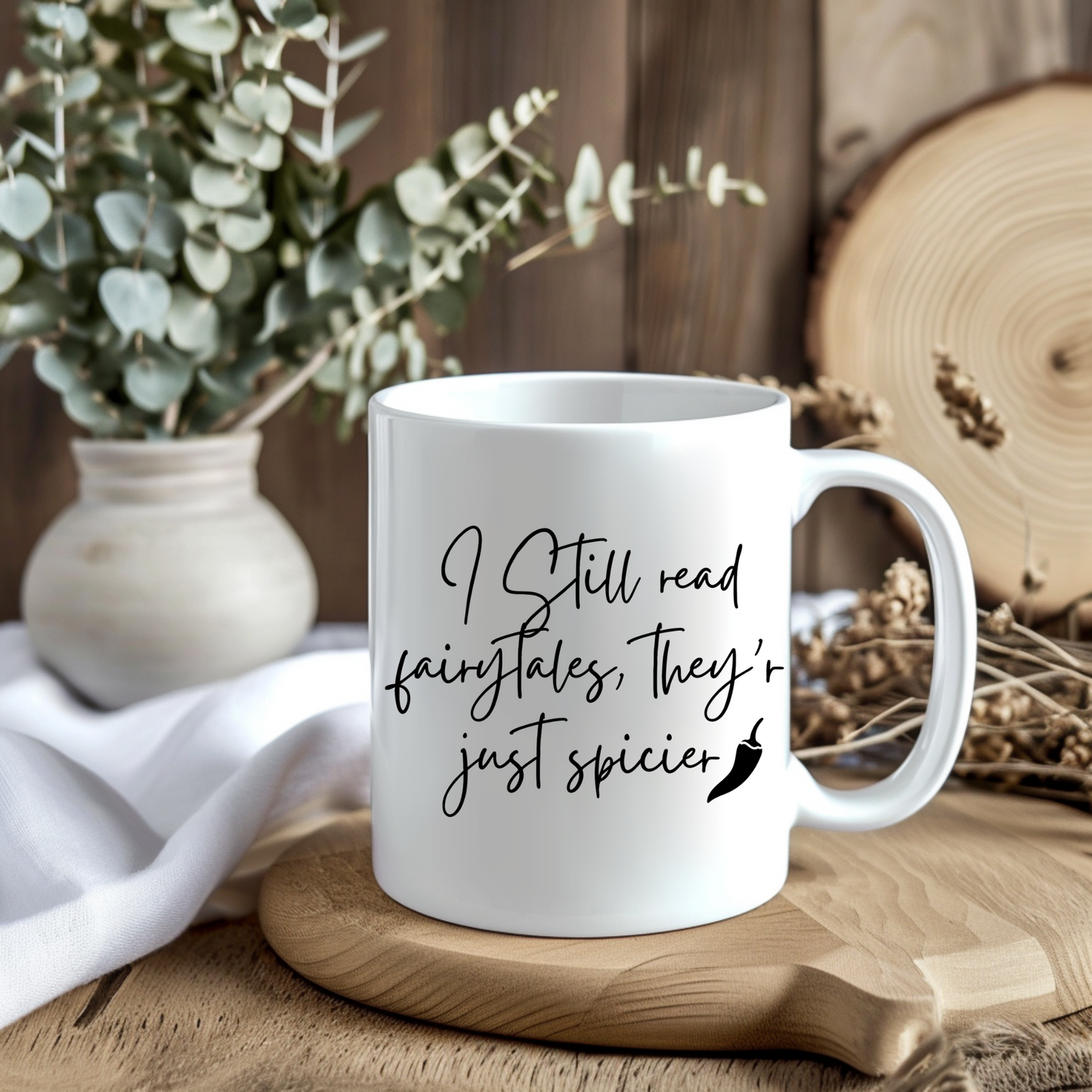 Spicy Fairytales Mug ☕ Personalised Quote | 11oz Ceramic