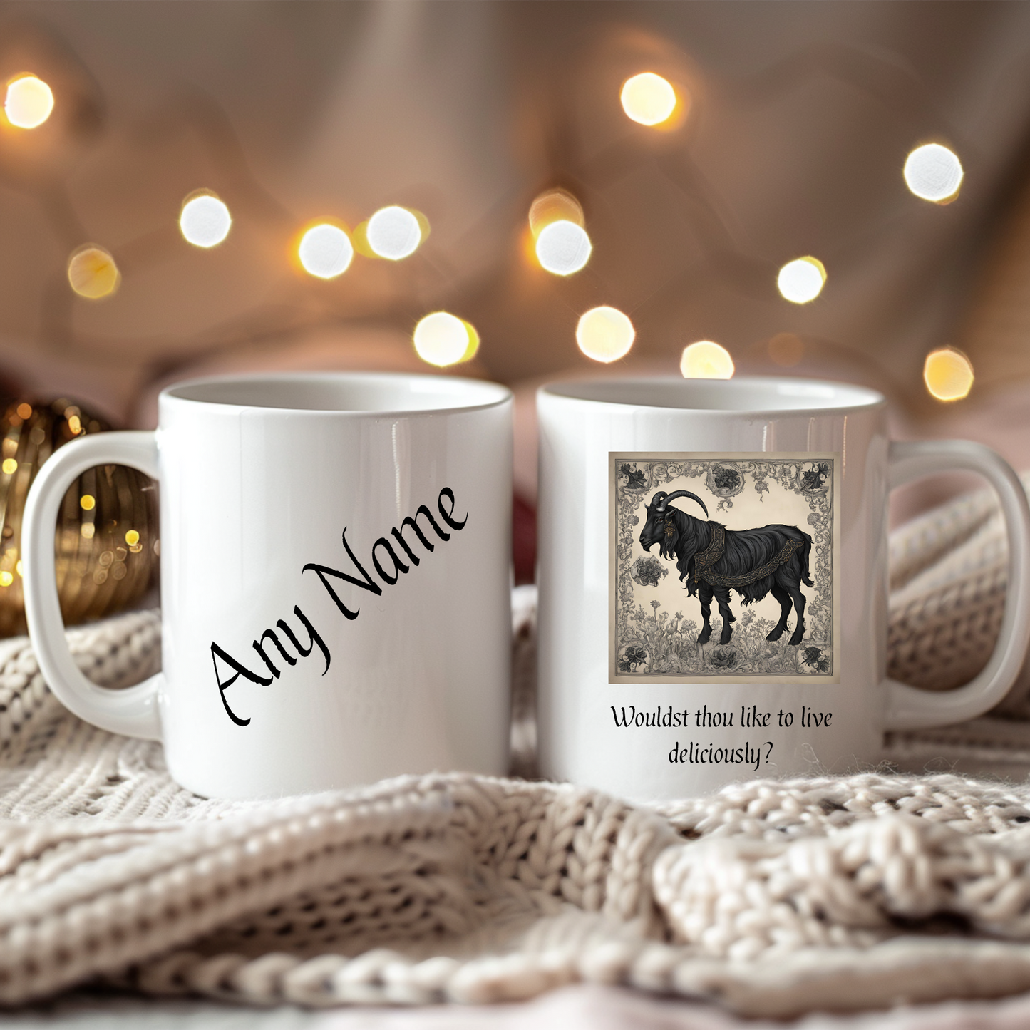 Custom Black Phillip Version 1  – The Witch Inspired Mug 11oz Ceramic