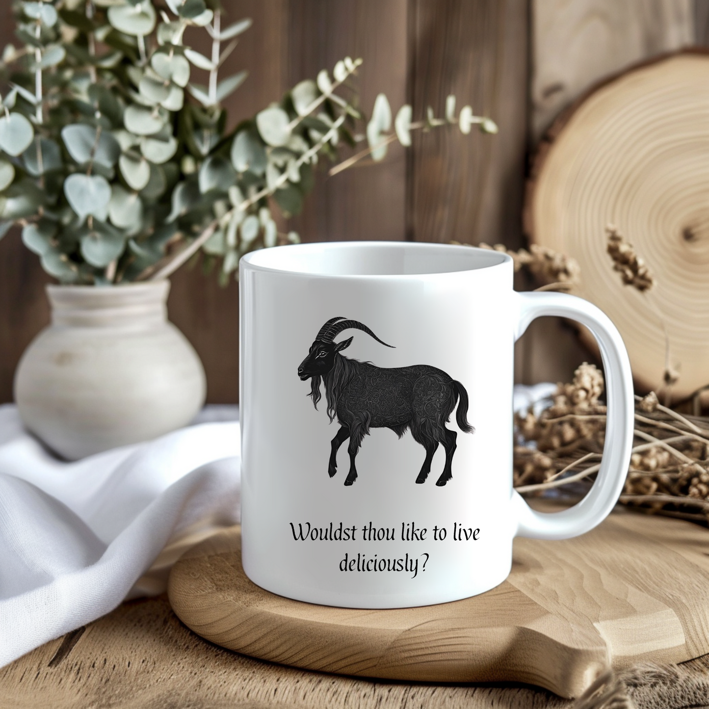 Custom Black Phillip Version 2  – The Witch Inspired Mug 11oz Ceramic