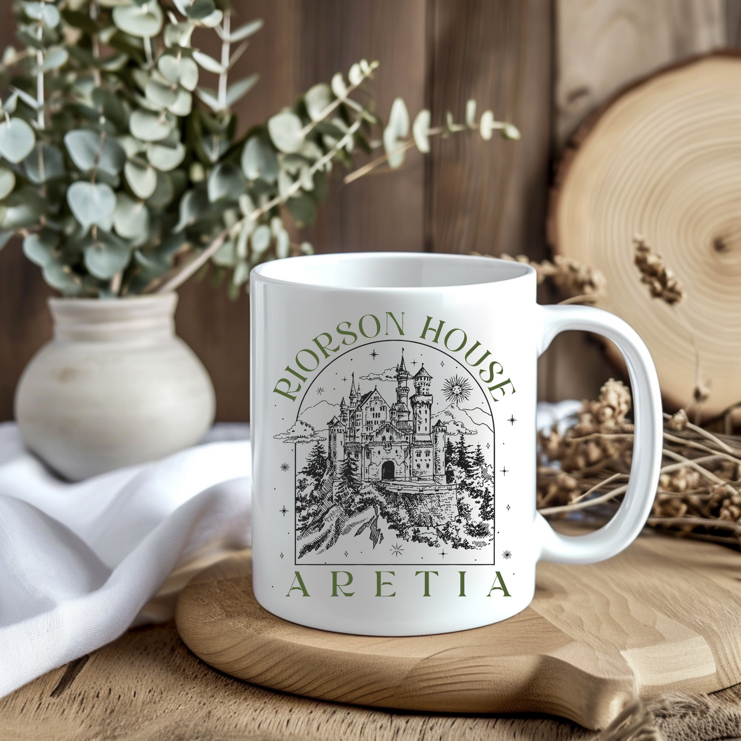 "Riorson House Aretia" Mug – 11oz Personalised Fourth Wing-Inspired Design