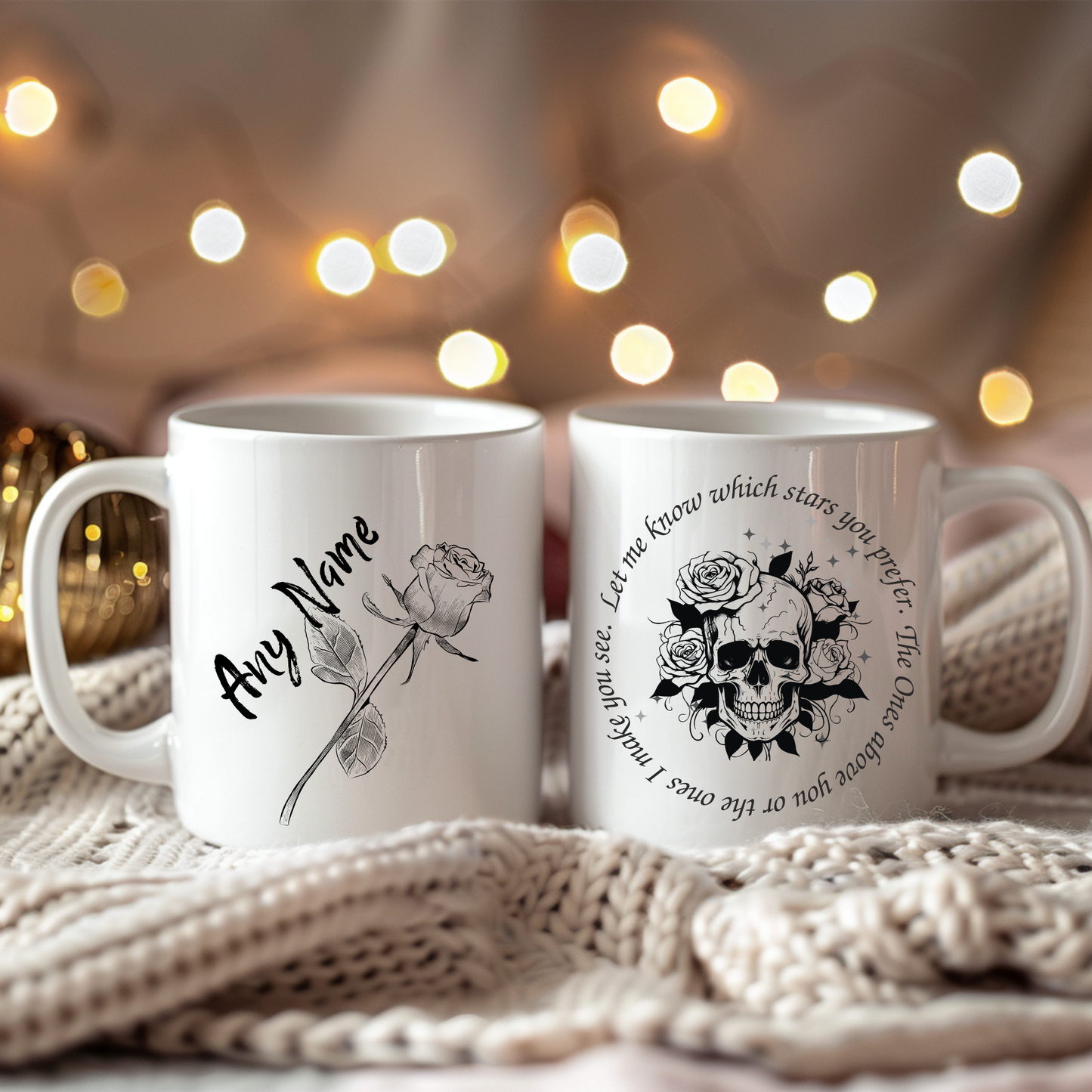 "Haunting Adeline Stars" Mug – 11oz Personalised Dark Romance-Inspired Gift