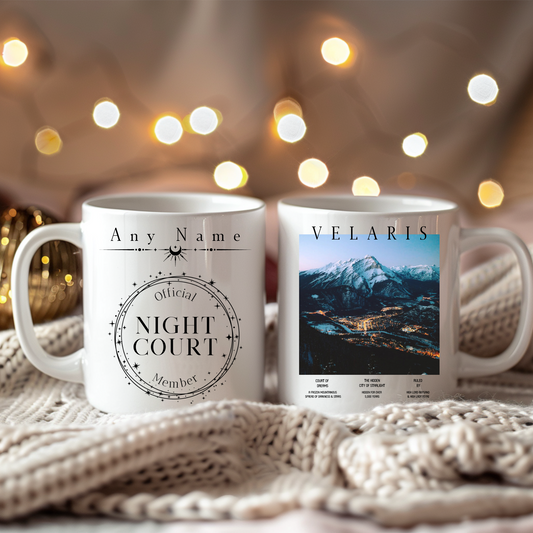 Official Night Court Member Mug – ACOTAR-Inspired 11oz Personalised Gift